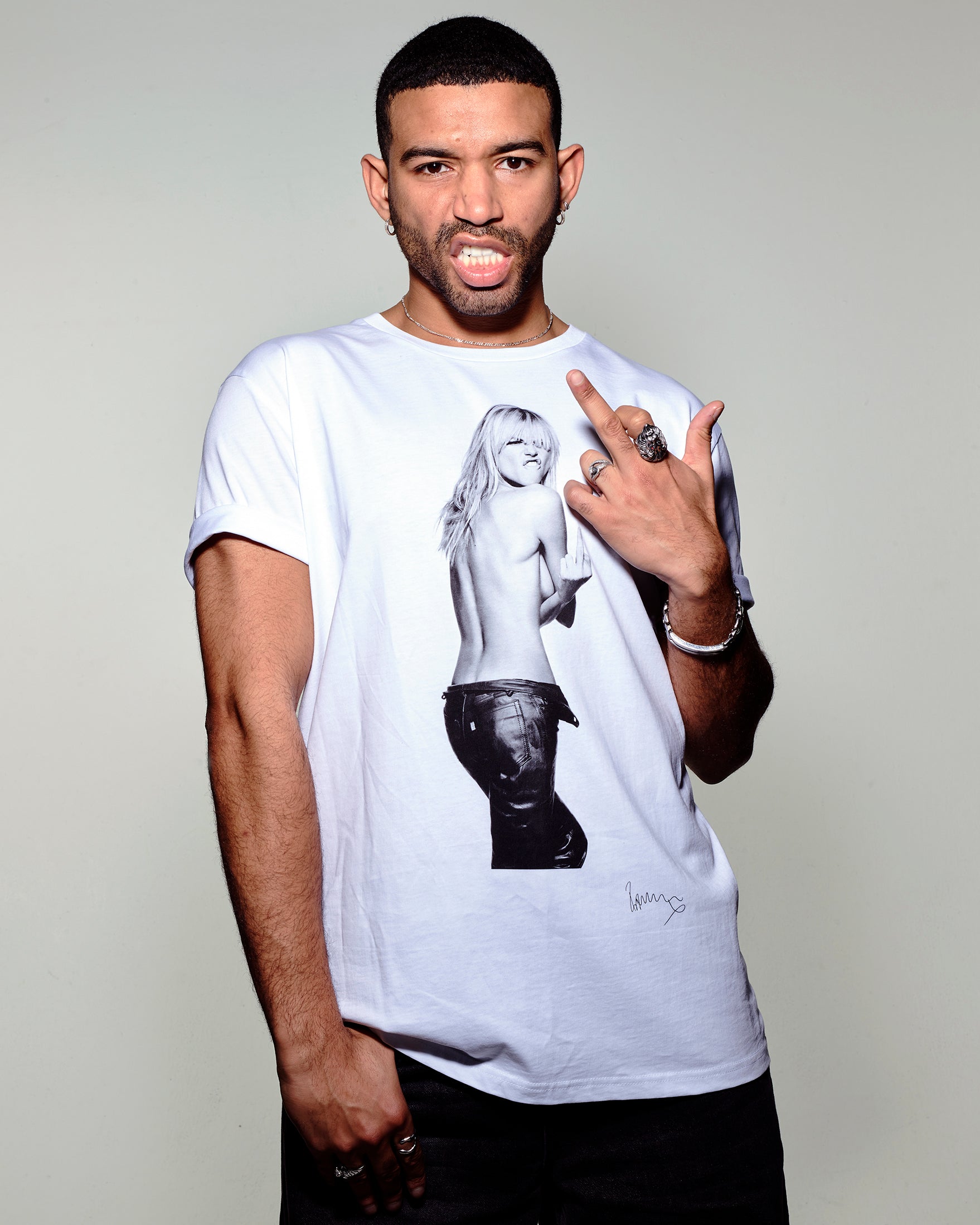 Heidi Klum Unisex Premium Classic TShirt Rankin SWAG(01)