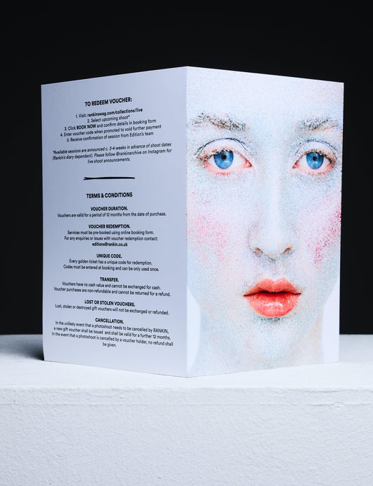 Hand Signed Rankin Holidays Card & RankinLive Photoshoot Session